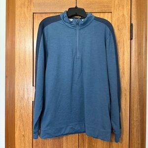 Puma Gray-Blue Full-Zip Hooded Jacket